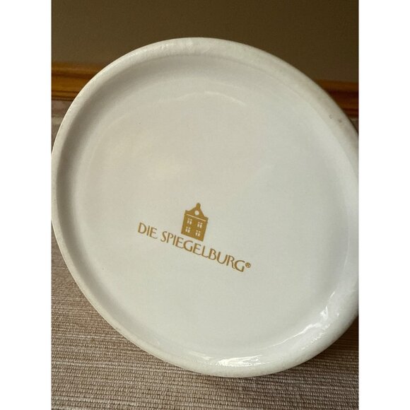 Just Heaven Butterfly Polka Dot Ceramic Storage Jar With Whimsical Gold Wings - Picture 8 of 16